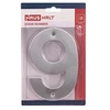 Durų numeris Haushalt SS-9, 14,5 cm x 9,5 cm, nerūdijantis plienas, nerūdijantis plienas