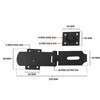 VDO DOOR LATCH OKKO GB-1506 Juodas