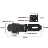 VDO DOOR LATCH OKKO GB-1506 Juodas
