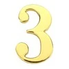 Haushalt Durų numeris "3", aukso spalvos, 45 mm