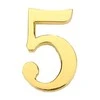 Haushalt Durų numeris "5", aukso spalvos, 45 mm
