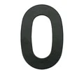 Durų numeris Haushalt MB-0, 14,5 cm, metalinės, juodos spalvos.