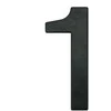 Durų numeris Haushalt MB-1, 14,5 cm, metalinės, juodos spalvos.