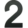 Haushalt Numeris "2", matinės juodos spalvos, 145 mm