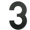 Haushalt Numeris "3", matinės juodos spalvos, 145 mm