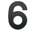 Haushalt Numeris "6", matinės juodos spalvos, 145 mm