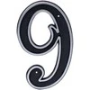 Haushalt Numeris "9", plastikinis, juodos spalvos, 150 mm