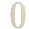 Durų numeris Haushalt SS-0, 6,2 cm x 3,5 cm, nerūdijantis plienas, nerūdijantis plienas