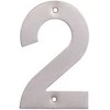 Durų numeris Haushalt SS-2, 14,5 cm x 9,5 cm, plienas/nerūdijantis plienas, nerūdijantis plienas