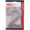 Durų numeris Haushalt SS-2, 14,5 cm x 9,5 cm, plienas/nerūdijantis plienas, nerūdijantis plienas