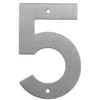 Durų numeris Haushalt SS-5, 14,5 cm x 9,5 cm, nerūdijantis plienas, nerūdijantis plienas