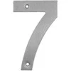 Durų numeris Haushalt SS-7, 14,5 cm x 9,5 cm, nerūdijantis plienas, nerūdijantis plienas
