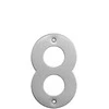 Durų numeris Haushalt SS-8, 14,5 cm x 9,5 cm, nerūdijantis plienas, nerūdijantis plienas