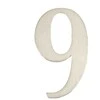 Haushalt Durų numeris „9“, nerūdijantis plienas, 62 mm