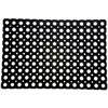 Kilimėlis prie durų Domoletti Rho 002, juodas, 40 cm x 60 cm x 1,2 cm