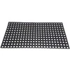 Durų kilimėlis Domoletti Rho 004, juodas, 50 cm x 100 cm x 1,6 cm