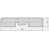 Durų apvadas VILJANDI CASPIAN, SILE, FORTE, MDF, 12 x 58 mm, balta