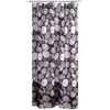 Dušo užuolaida Ridder Piedras 403270, balta sp./pilka sp./įvairių spalvų, 200 cm x 180 cm