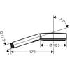 Dušo galvutė Hansgrohe Pulsify Select S 3jet Relaxation, juoda sp., 10.5 cm