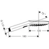 Dušo galvutė Hansgrohe Select E120, 120 mm