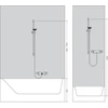 Dušo komplektas su termostatiniu maišytuvu Hansgrohe Crometta 1001 CL, sidabro sp.