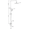 Domoletti SHOWER SET DX91021C-2