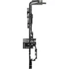 Dušo komplektas be maišytuvo Invena Basic AU-85-D04-X, juoda
