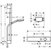 Termostatinė dušo sistema Hansgrohe Pulsify Select 24260000