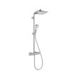 Dušo sistema su termostatiniu maišytuvu Hansgrohe Crometta E 240, chromuota.