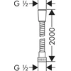 Dušas šļūtene Hansgrohe Metaflex 28264, 200 cm