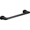 Domoletti AMALFI TOWEL HOLDER 35 CM Matinis Juodas