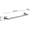 Domoletti MACAO TOWEL HOLDER 45 CMCHROMED