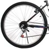 MTB dviratis 26" Tec V TopVelo, rėmas standartinis, juoda/raudona/mėlyna