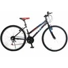 MTB dviratis 26" Tec V TopVelo, rėmas standartinis, juoda/raudona/mėlyna