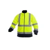 Džemperi vīriešu Sara Workwear Drogowiec 14420-27, zila krās./dzeltena krās./pelēka krās., XXL dydis