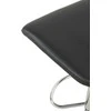 Ēdamistabas krēsls Domoletti ALAMEA 53000006487, sudraba krās./melna krās., 40 cm x 42 cm x 95 - 115 cm