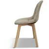 Ēdamistabas krēsls Domoletti Emre, ivory beige, 54 cm x 47 cm x 85 cm