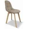 Ēdamistabas krēsls Domoletti Emre, ivory beige, 54 cm x 47 cm x 85 cm