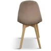 Ēdamistabas krēsls Domoletti Emre, ivory beige, 54 cm x 47 cm x 85 cm