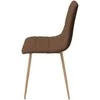 Ēdamistabas krēsls Domoletti Harry 53000006456, koka krās./brūna krās., 45 cm x 55.5 cm x 88 cm