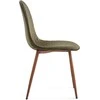 Actona STOKE DINING CHAIR DUSTY Žalias/WOOD LEGS