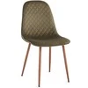 Actona STOKE DINING CHAIR DUSTY Žalias/WOOD LEGS
