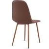 Ēdamistabas krēsls Domoletti Stoke 53000006447, koka krās./brūna krās., 44.5 cm x 53 cm x 88 cm