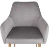 Actona CHAIR ZENON DINING 83X57X59.2 Pilkas VELVE