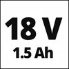 Gręžimo staklės Einhell TE- CD 18 / 40-1 LI 18 V 2 x baterija 1.5 Ah