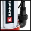 Einhell dirty water pump GC-DP 6315 N, submersible / pressure pump (red/stainless steel, 630 watts)