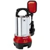 Einhell dirty water pump GC-DP 6315 N, submersible / pressure pump (red/stainless steel, 630 watts)