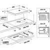 Whirlpool AKT 801/NE kaitlentė Juodas Įmontuojama 58 cm Keraminė kaitlentė 4 zona(s)