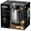 Elektrinis virdulys Braun PurShine WK1500BK, 1.7 l, sidabro sp./juoda sp.