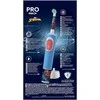 Elektrinis dantų šepetėlis Oral-B D103.413.2K Vitality PRO Kids, mėlyna sp./raudona sp.